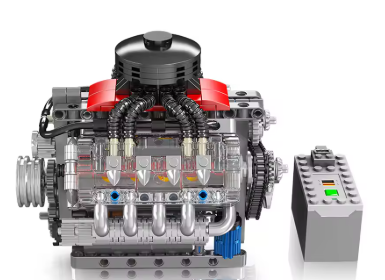 V8 Lego Engine Model