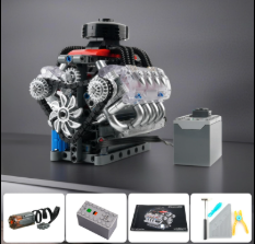 V8 Lego Engine Model